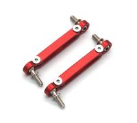 Pour HNR H9802 Pour Dodge H9803 Pour Horse E30 Version 1/10 Voiture Télécommandée Accessoires Métalliques Biellettes De Direction Biellette Direction Rc(Red)