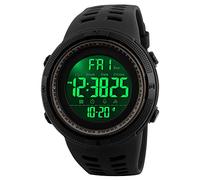 pour Homme Digital Montre de Sport Militaire imperméable à l'eau Chronomètre Compte à rebours d'alarme de Date Automatique