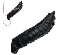 Pour Homme Manchon De Silicone Élastique Noir Pour Entraînement - Protection Avec Texture Écaillée Sur La Partie Inférieure Pour Exercices Et Pratiques À Deux