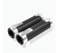 Pour Hon&da CBR650F CB650F CBR 650 F CB Moto CNC Poignées Antidérapantes Guidon Poignée Main En Caoutchouc 7/8 ''22 MM guidon(Argent)