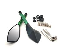 Pour Hon&da CRF230F XR230 XR250 XR400 CRF 230F XR 250 230 CNC Accessoires Moto Rétroviseur Angle Mort Latéral compatibles(Vert)