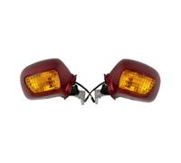 Pour Hon&da Goldwing GL1800 2001-2017 2016 2015 2014 2013 Moto Gauche Et Droite 1 Paire Rétroviseur Avec Clignotant compatibles(Rouge 1)