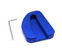 Pour Honda 2006 2009 2011 2013 2016 GL1800 GL Goldwing 1800 F6B 2002-2017 Moto CNC Béquille Pied Béquille Latérale Extension Pad Plaque De(Bleu)