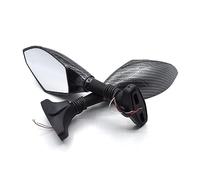 Pour Honda CBR600 F1/F2/F3/F4/F4i CBR600RR 1987-2010 CBR900 CBR929 CBR954 Rétroviseur Universel De Moto Avec Clignotant(Noir 1)