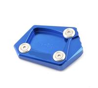 Pour Honda CBR600F 2011-2013 CBR600RR 2013-2015 Moto Béquille Latérale Pad Béquille Extender Pied Stand Extension Pad Support Plaque Agrandisseur Pad CNC(Bleu)