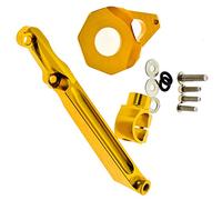 pour Honda CBR600RR CBR 600 RR CBR 600RR 2005 2006 Moto Fiber De Carbone Amortisseur De Direction Stabilisateur Support De Contrôle De Sécurité Décorer (Color : Gold Bracket)
