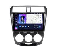 pour Honda City 2008-2013 Android 12 10 Pouces Autoradio Écran Tactile Intégré Carplay Android Auto Dab DSP Mirror Link HiFi RDS BT 5.0 GPS Navi Commande Au Volant Caméra De Recul(B,200S 2+32G)