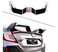 pour Honda Civic 10th 2016-2020, aileron arrière de Voiture, aileron de Coffre, décoration de lèvre d'aile arrière, Accessoires de Style de réglage de Voiture ABS,Glossy Black