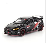 pour Honda Civic Type R Mugen RR 1 32 Modèle Voiture en Alliage Lumière Sonore Retirer Jouet Cadeau Collection Décoration(Noir)