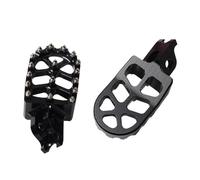 Pour Honda CRF450R CRF450RX 2002-2022 CRF450X 2005-2022 CRF450L CRF450RL 2019-2022 Repose-pieds De Moto Tout-terrain Pédales CNC En Aluminium Pédale Antidérapante(Noir)