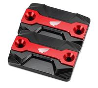 Pour HONDA Forza 125 250 300 350 PCX 125 150 160 Accessoire De Moto Bouchon De Liquide De Frein Couvercle De Réservoir De Maître-cylindre(2Pcs Red)