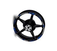 pour Honda Forza 750 Forza125/250/350 Autocollants De Roue Rayures Réfléchissantes Décalcomanies De Jante Accessoires De Moyeu De Scooter Étanches (Color : Forza125 250 350 A)