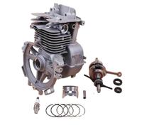 pour Honda Tondeuse à Gazon Montage Boulon Bague d'étanchéité Assemblage Broche Circlip Kit Cylindre-Piston 39MM pour GX35 GX35NT