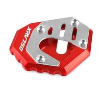 Pour Honda XRV750 AFRICA TWIN Moto Pied Support Latéral Pad Plaque Pied Stand Extension Pad CNC Support Plaque Agrandisseur Pad(6)