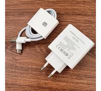 Pour Honor 100W chargeur rapide ue SuperCharge adaptateur secteur 6A Usb Type C câble pour Honor 400 300 200 100 90 GT Magic V5 V3 7 6 Pro Blanc