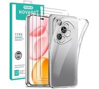 Pour Honor 400 Pro - Pack Coque Transparente Souple + 3 Films Écran Verre Trempé 3D Full Glue - NOVAGO