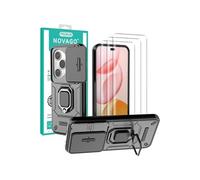 Pour Honor 400 Pro - Pack Intégral Coque Antichoc Anneau Béquille Magnétique + 3 Films Ecran -