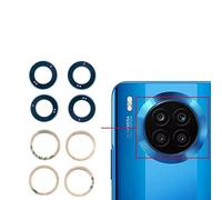 pour Honor 50 Lite (NTN-L22, NTN-LX1, NTN-LX3) vitre lentille Camera arrière de Remplacement Verre Appareil Photo Camera Lens Glass kit de 4 Lens avec adhesif