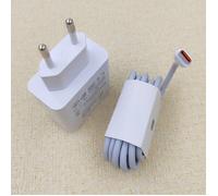 pour HONOR 66W EU US chargeur Super Charge adaptateur mural rapide 6A câble USB pour Honor X6C X9C X50 GT Magic 7 Lite EU and cable