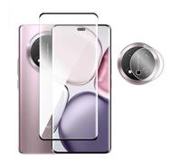 Pour Honor Magic7 Lite 5g Verre 3d Incurvé Couverture Complète Protecteur D'écran Honor Magic 5 6 7 Lite Verre Trempé Pour Film Magic7 Lite.1 Glass And 1 Lens.For Magic5 Lite