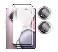 Pour Honor Magic7 Lite 5g Verre 3d Incurvé Couverture Complète Protecteur D'écran Honor Magic 5 6 7 Lite Verre Trempé Pour Film Magic7 Lite.2 Glass And 2 Lens.For Magic5 Lite