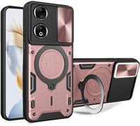 Pour Honor X7b 4g Coque,Support De Voiture Magnétique, Pour Honor X7b 4g Clk-Lx1 Béquille Avec Cache-Objectif Coulissant Fen