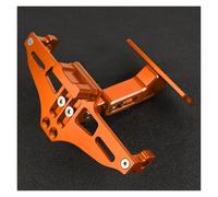 pour Hornet 900 600 CB600F CB 600F 1998 - 2014 Cadre De Support Plaque D'immatriculation Arrière Moto avec Clignotant, Support Plaque D'immatriculation(Orange)