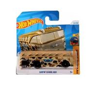 pour Hot Wheels Collection : Surfin School Bus - Serie Xtreme Sports - echelle 1:64, Details realistes - Set véhicule métal + 1 Carte