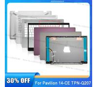 Pour HP Pavilion 14-CE TPN-Q207 ordinateur portable LCD couverture arrière/cadre avant/repose-paume/boîtier inférieur/charnières de remplacement or rose D Cover Gold