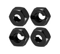 Pour HPI Pour Racing Venture 1/18 Alliage D'aluminium Adaptateurs Hexagonaux Modèle Camion Voiture Radiocommandés Réparations Modifications Accessoires Composants Rc(Black)