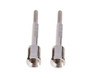 pour Hsp 08064 1/10 2 Pièces Axe Roue Rechange Accessoires Mise À Niveau CNC Réparation Modèles Jouets Modification Décorative Accessoire