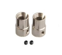 Pour HSP 94101 94102 94103 94107 94111 94123 1/10 RC 2 Pièces En Métal Pour Joint Universel Cup B Pour Buggy Drift Car Truck Spare RC Crawlers Modèles(Silver)