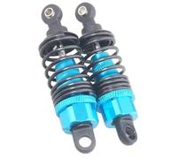 Pour HSP 94122 94123 94101 94102 94103 1/10 Amortisseur Métallique Réglable Alliage D'aluminium Avec Télécommande Pièces Automobiles Pièces Amortisseurs RC(Blue)