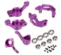pour HSP 94123 94111 1/10 102010 102011 102012 02013 02014 02015 Roulement À Billes Alliage D'aluminium Ensemble Montage Moyeu Direction Pièces Voiture RC Coupelle Direction RC
