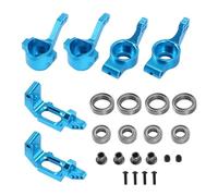 pour HSP 94123 94111 1/10 Alliage D'aluminium Support Moyeu Direction avec Roulement À Billes Voiture Télécommandée Pièces Rechange Coupelle Direction RC