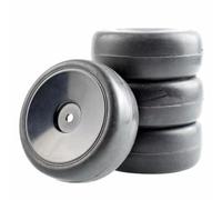Pour HSP Pour HPI 1/10 Slick Pour Pneus De Course Ensembles De Roues Accessoires De Mise À Niveau Pour Voitures RC Pièces Rechange(Black)
