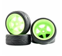 pour HSP pour HPI 6030-6081 1:10 on-Road Car pour Racing 4Pcs Pneus en Caoutchouc RC Et Roue en Plastique Roues
