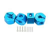 Pour HSP Pour HPI Pour Tamiya Pour Traxxas Pour Slash Aluminium 5mm 6mm 7mm 8mm 9mm 10mm 11mm 12mm Adaptateur RC Moyeu Hexagonal Avec Vis À Tête Fraisée RC Jouets Accessoires(Blue,8mm)
