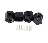 Pour HSP Pour HPI Pour Tamiya Pour Traxxas Pour Slash Aluminium 5mm 6mm 7mm 8mm 9mm 10mm 11mm 12mm Adaptateur RC Moyeu Hexagonal Avec Vis À Tête Fraisée Pièces Rechange(Black,11mm)