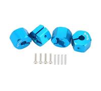 Pour HSP Pour HPI Pour Tamiya Pour Traxxas Pour Slash Aluminium 5mm 6mm 7mm 8mm 9mm 10mm 11mm 12mm Adaptateur RC Moyeu Hexagonal Avec Vis À Tête Fraisée RC Jouets Accessoires(Blue,9mm)