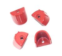 Pour HSP Pour HPI Pour Traxxas 1/8 1/10 Camion Pour Buggy 4 Pièces Anti Usure Métal Zinc Capuchon Amortisseur Protection Housse Voiture Voiture PièCes Rc(Red)