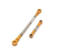 Pour HuangBo ZP1001 ZP1002 ZP1003 ZP1004 1/10 Biellette Direction Métal Pour Servo Pièces Accessoires D'amélioration Pour Voitures RC Crawler RC Crawlers Modèles(Yellow)