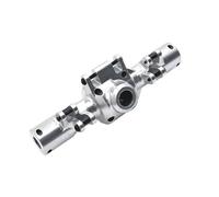 Pour Huangbo ZP1001 ZP1002 ZP1003 ZP1004 ZP1006 ZP1007 ZP1008 ZP1009 ZP1010 Coque D'essieu Arrière Renforcée Métal Accessoires Voitures Télécommandées Remplacement RC(Silver)