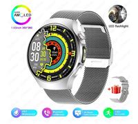 Pour Huawei Gt6 Ultra Montre Intelligente Hommes 1.53 "360*360 Hd Écran Hommes D'Affaires Montre Fréquence Cardiaque Bluetooth Appel Étanche Smartwatch.Rose.L