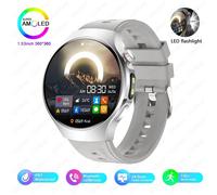Pour Huawei Gt6 Ultra Montre Intelligente Hommes 1.53 "360*360 Hd Écran Hommes D'Affaires Montre Fréquence Cardiaque Bluetooth Appel Étanche Smartwatch.Black.L