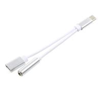 Pour Huawei P30 Pro : Adaptateur USB-C vers Jack 3,5 mm + Charge