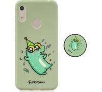 Pour HUAWEI Y6 2019 Support flexible Case Soft TPU Full Cover Téléphone mignon 2