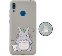 Pour HUAWEI Y7 2019 Support flexible Case Soft TPU Full Cover Téléphone mignon 4