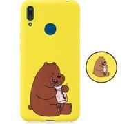 Pour HUAWEI Y7 2019 Support flexible Case Soft TPU Full Cover Téléphone mignon 8