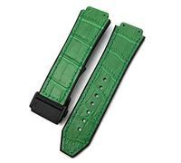 Pour Hublot Watch Strap ， Bracelets de surveillance en caoutchouc de CowHide Rubber Bands de 25 à 19 mm